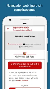 Consulta Universal Perú Bonos screenshot 2