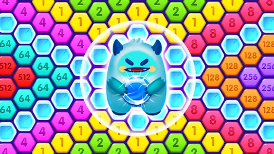 Merge Number - Hexa Puzzle screenshot 1