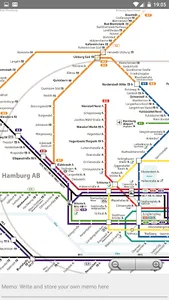 HAMBURG U/S/A/R/BUS HVV MAP screenshot 2