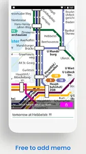 HAMBURG U/S/A/R/BUS HVV MAP screenshot 3