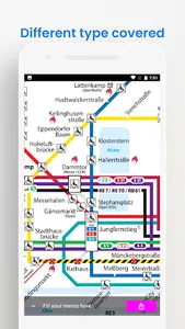 HAMBURG U/S/A/R/BUS HVV MAP screenshot 6
