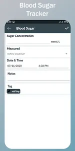 Blood Sugar Diabetes Tracker screenshot 3