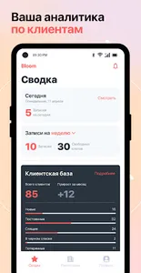 Bloom Master: ведение клиентов screenshot 1