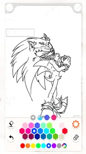 Scary Soniic.EXE Coloring Book screenshot 2