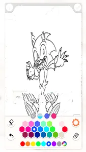 Scary Soniic.EXE Coloring Book screenshot 3