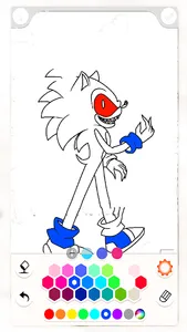 Scary Soniic.EXE Coloring Book screenshot 5