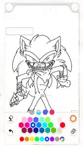 Scary Soniic.EXE Coloring Book screenshot 7