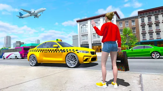 US Taxi Driving: Taxi Game 3D screenshot 2