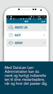 DataLøn lønadministration screenshot 1