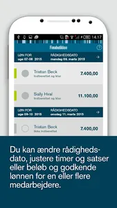 DataLøn lønadministration screenshot 2