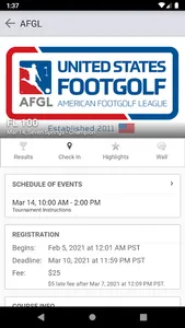 American FootGolf League screenshot 2