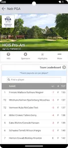 Nebraska PGA screenshot 2