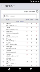 SCPGA Junior Tour screenshot 2