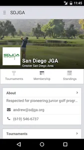 San Diego Junior Golf Assoc. screenshot 0