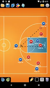 Coach Tactic Board: Basketball screenshot 2