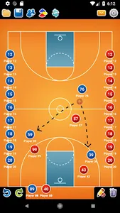 Coach Tactic Board: Basketball screenshot 3