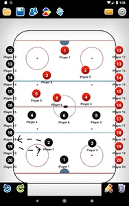 Coach Tactic Board: Hockey screenshot 7