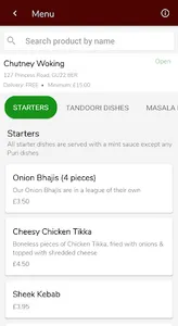Chutney Woking screenshot 1