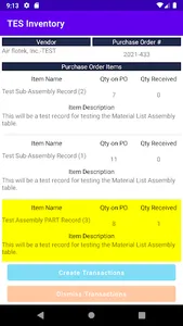 TES Inventory screenshot 1