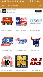 Country Music RADIO & Podcasts screenshot 0