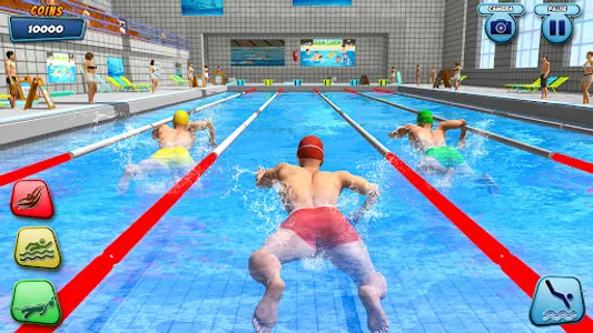 Aqua swimming pool racing 3D screenshot 16