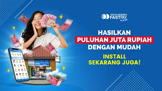 Fastpay: Agen PPOB Pulsa Tiket screenshot 0