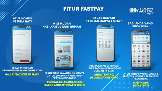 Fastpay: Agen PPOB Pulsa Tiket screenshot 15