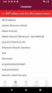 EVT Europe Device Guide screenshot 2