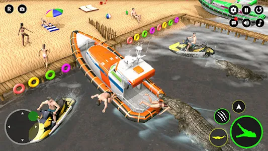 Crocodile Animal Sim Games 3D screenshot 11