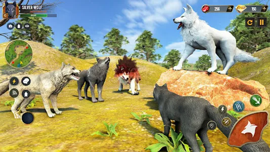 Wild Wolf Simulator Wolf Games screenshot 12