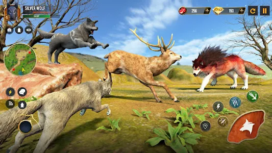 Wild Wolf Simulator Wolf Games screenshot 4