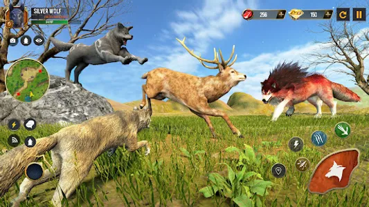 Wild Wolf Simulator Wolf Games screenshot 6