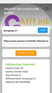 Amazn Affiliate Link Generator screenshot 0