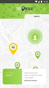 TamNerede Android Uygulaması screenshot 3