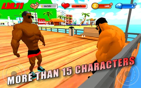 3D bodybuilding fitness game - screenshot 4