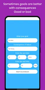 Ultimatum: Goal Countdown screenshot 3