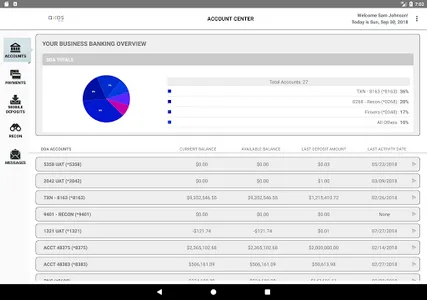 Axos Treasury Management screenshot 1