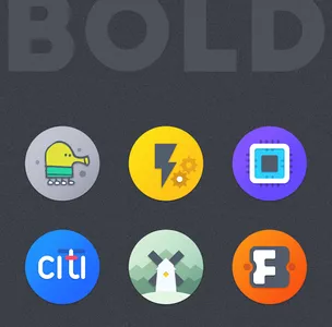 Bold Icon Pack screenshot 1