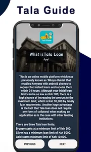 Tala instant Loan Kenya Guide screenshot 1