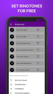 Bollywood Ringtones - Songs screenshot 4