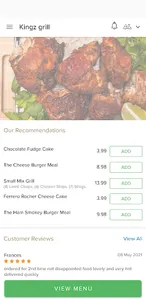 Kingz grill screenshot 1