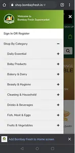 Bombayfresh screenshot 0