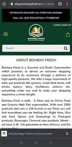 Bombayfresh screenshot 1