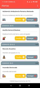 BOMBEROS MANTA APP screenshot 2