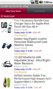 Pocket Auctions for eBay screenshot 4