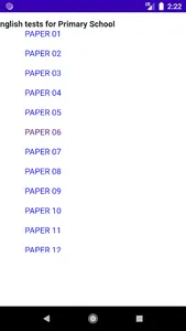 STANDARD FOUR ENGLISH PAST PAP screenshot 9