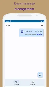 Vist: Messages & Reminders screenshot 1