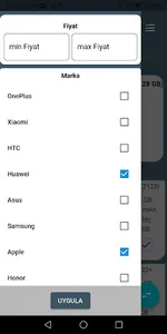 Piaf(Telefon Karşılaştırma) screenshot 4