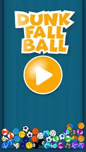 Bermain Dunk Fall Ball screenshot 0