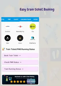 Travel App : IRCTC Redbus Indi screenshot 3